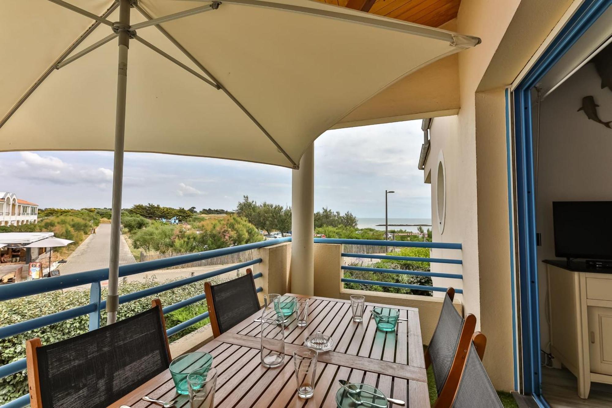 Un Balcon A La Mer - Studio Vue Sur Mer Brétignolles-sur-Mer Exterior foto