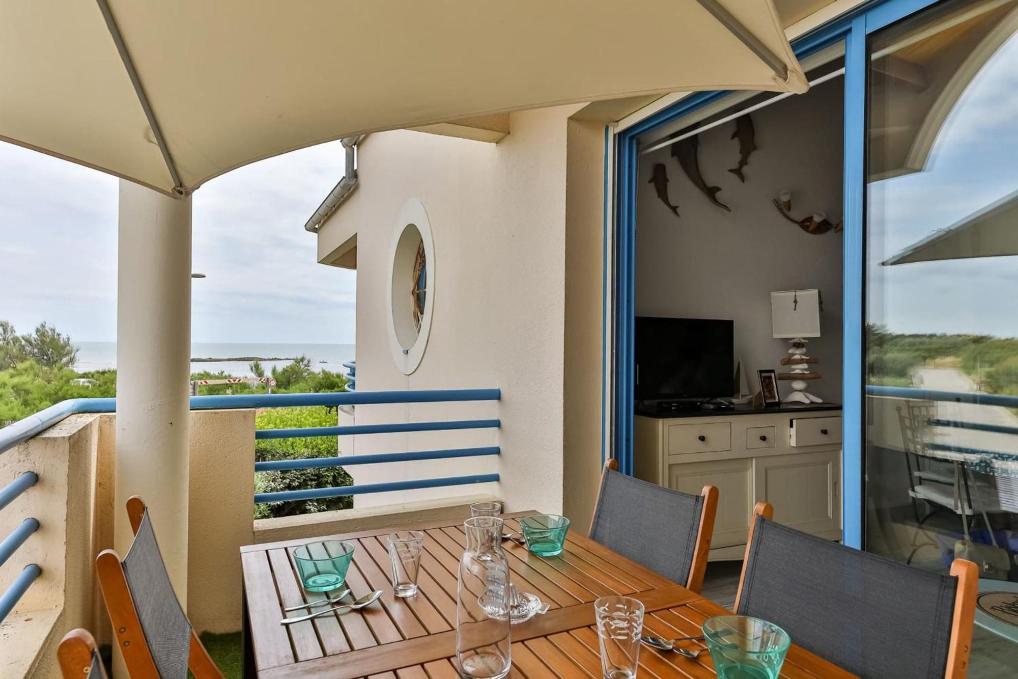 Un Balcon A La Mer - Studio Vue Sur Mer Brétignolles-sur-Mer Exterior foto